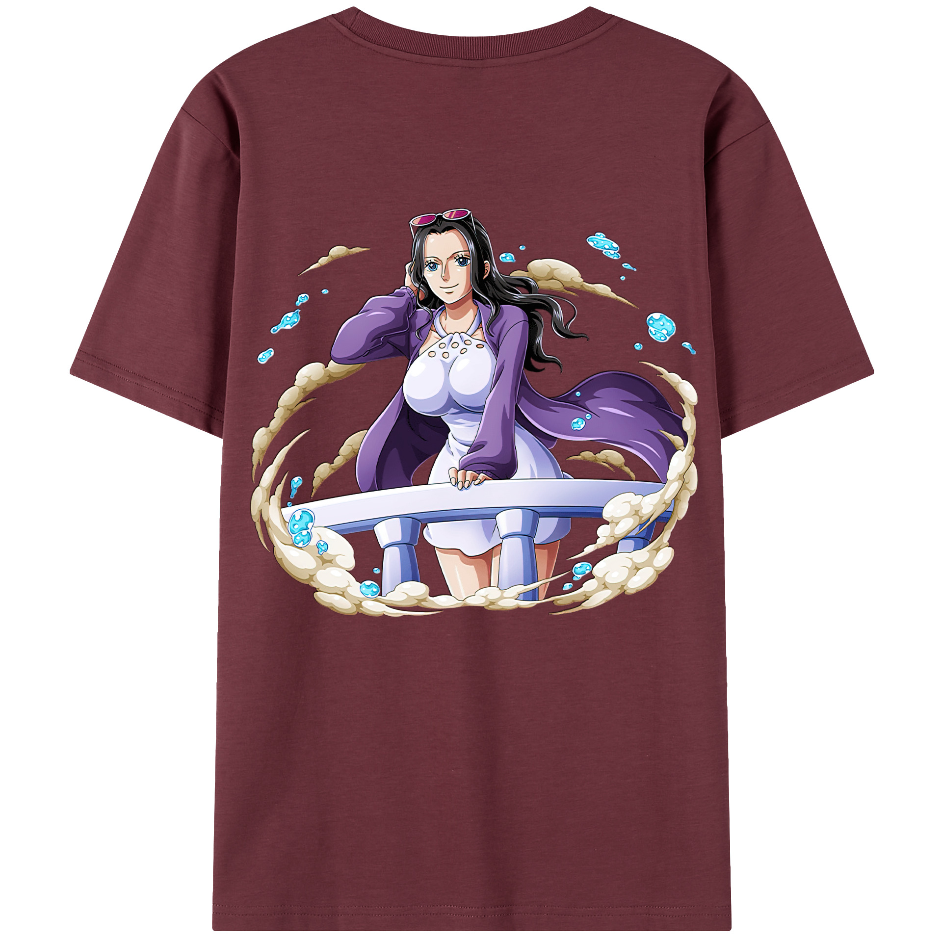 ワンピース ニコ・ロビン ONE PIECE Nico Robin 綿100％半袖Tシャツ（背面プリント）